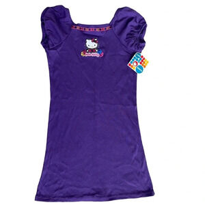 Vintage Sanrio Smiles Girls Hello Kitty Dress Size XL